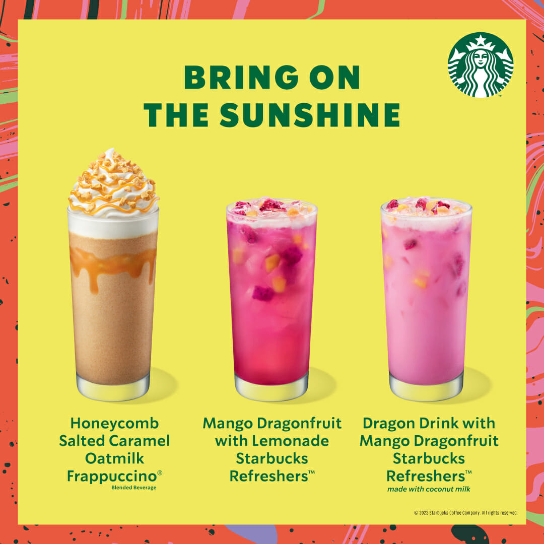 Bring On the Sunshine with Starbucks All-New Summer Beverages and ...